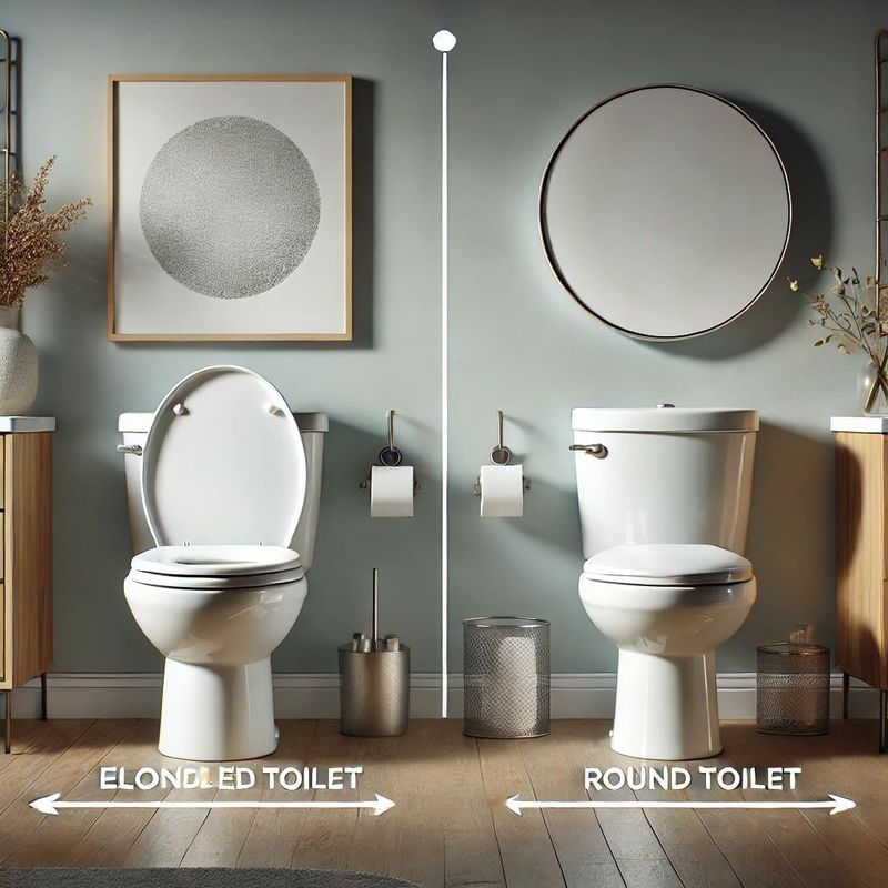 Elongated vs Round White Toilet Seats